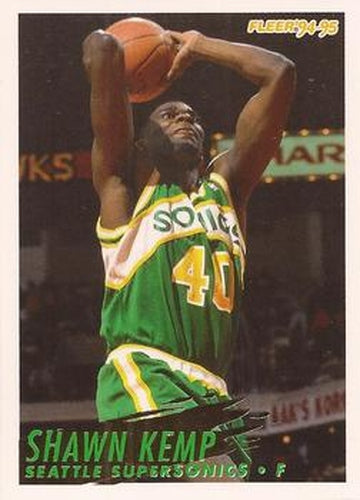 #213 Shawn Kemp - Seattle SuperSonics - 1994-95 Fleer Basketball