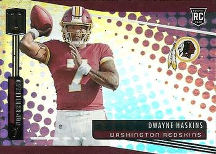 #214 Dwayne Haskins - Washington Redskins - 2019 Panini Unparalleled Football