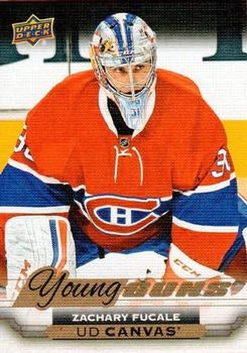 #C214 Zachary Fucale - Montreal Canadiens - 2015-16 Upper Deck - UD Canvas Hockey