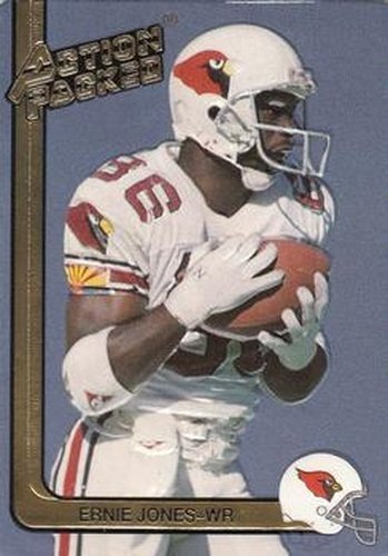 #214 Ernie Jones - Phoenix Cardinals - 1991 Action Packed Football