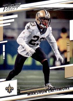 #214 Marshon Lattimore - New Orleans Saints - 2022 Panini Prestige Football
