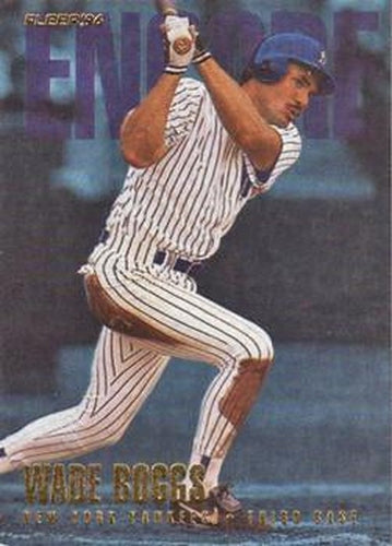 #U214 Wade Boggs - New York Yankees - 1996 Fleer Update Baseball