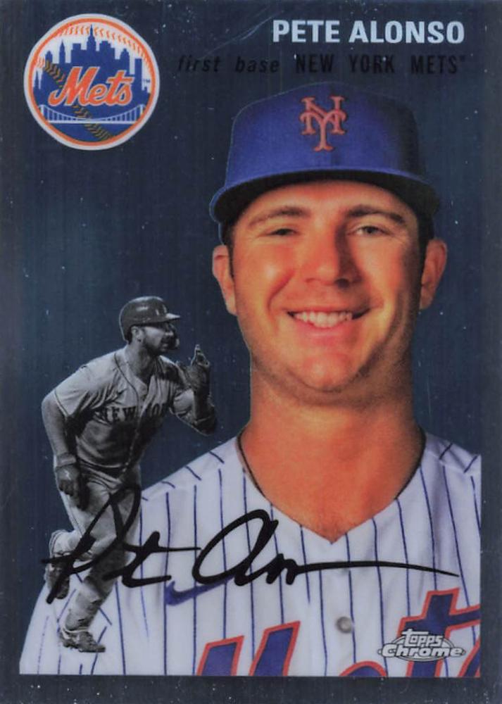 #215 Pete Alonso - New York Mets - 2023 Topps Chrome Platinum Anniversary Baseball