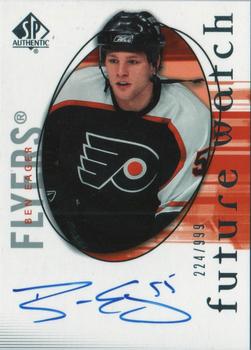 #215 Ben Eager - Philadelphia Flyers - 2005-06 SP Authentic Hockey