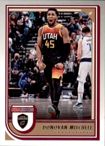 #215 Donovan Mitchell - Cleveland Cavaliers - 2022-23 Hoops Basketball