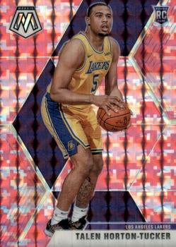 #215 Talen Horton-Tucker - Los Angeles Lakers - 2019-20 Panini Mosaic - Camo Pink Basketball