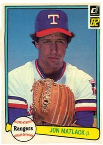 #215 Jon Matlack - Texas Rangers - 1982 Donruss Baseball