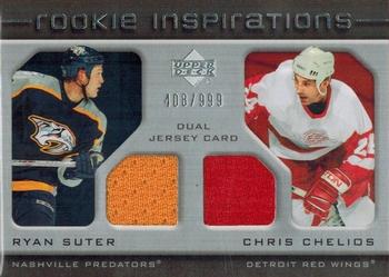 #215 Ryan Suter / Chris Chelios - Nashville Predators / Detroit Red Wings - 2005-06 Upper Deck Rookie Update Hockey