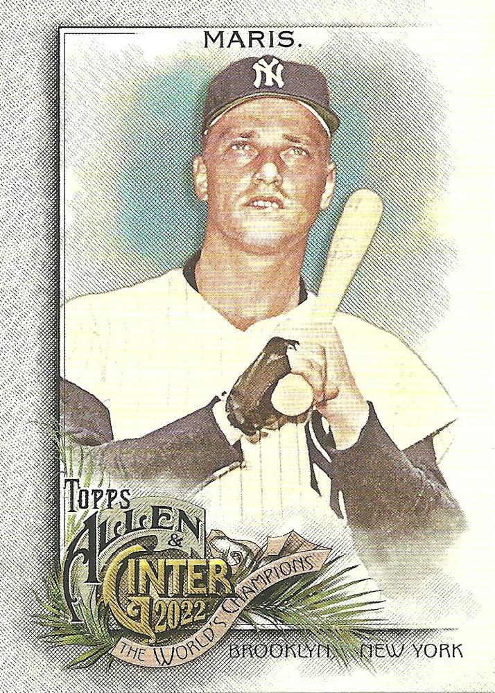 #215 Roger Maris - New York Yankees - 2022 Topps Allen & Ginter Baseball