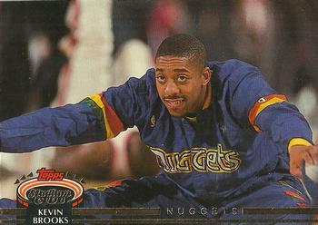 #215 Kevin Brooks - Denver Nuggets - 1992-93 Stadium Club Basketball