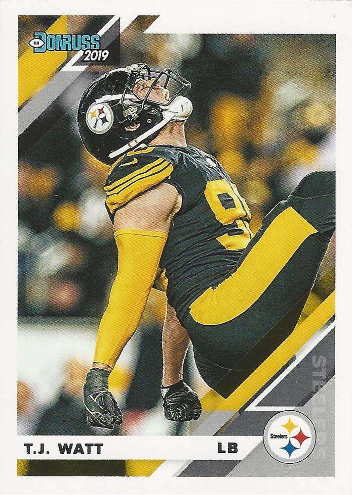 #216V T.J. Watt - Pittsburgh Steelers - 2019 Donruss Football