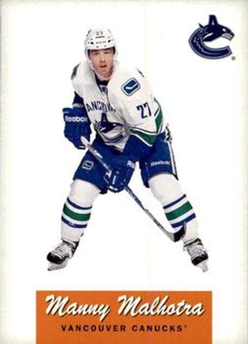 #216 Manny Malhotra - Vancouver Canucks - 2012-13 O-Pee-Chee - Retro Hockey