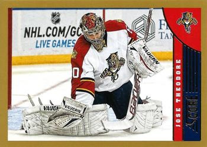 #216 Jose Theodore - Florida Panthers - 2013-14 Score - Gold Hockey