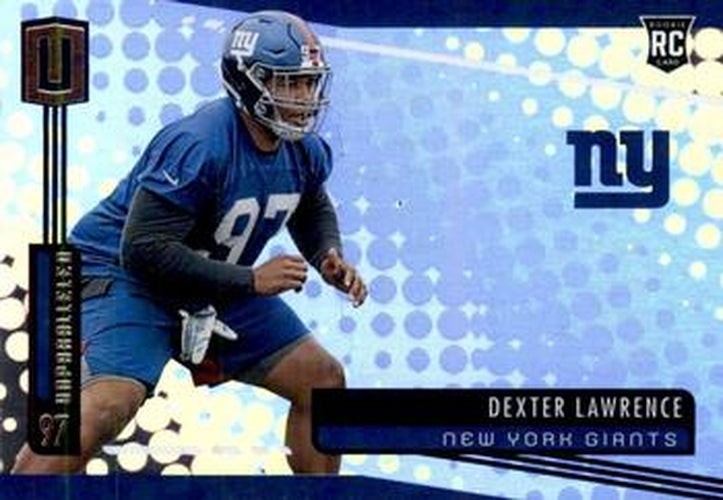 #216 Dexter Lawrence - New York Giants - 2019 Panini Unparalleled Football