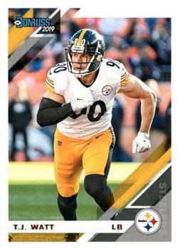 #216 T.J. Watt - Pittsburgh Steelers - 2019 Donruss Football