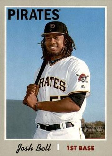 #216 Josh Bell - Pittsburgh Pirates - 2019 Topps Heritage Baseball