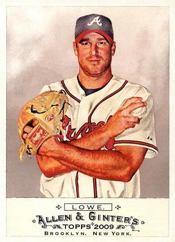 #216 Derek Lowe - Atlanta Braves - 2009 Topps Allen & Ginter Baseball