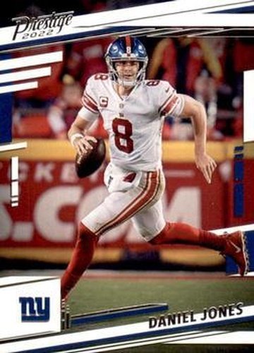 #216 Daniel Jones - New York Giants - 2022 Panini Prestige Football