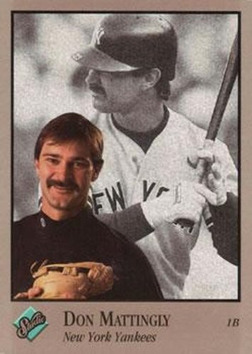 #216 Don Mattingly - New York Yankees - 1992 Studio Baseball