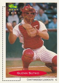 #216 Glenn Sutko - Chattanooga Lookouts - 1991 Classic Best Baseball