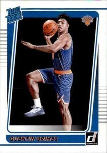#216 Quentin Grimes - New York Knicks - 2021-22 Donruss Basketball
