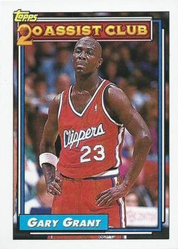 #216 Gary Grant - Los Angelesippers - 1992-93 Topps Basketball