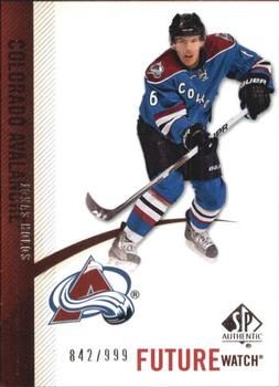 #216 Jonas Holos - Colorado Avalanche - 2010-11 SP Authentic Hockey