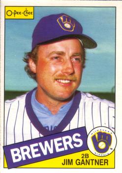 #216 Jim Gantner - Milwaukee Brewers - 1985 O-Pee-Chee Baseball