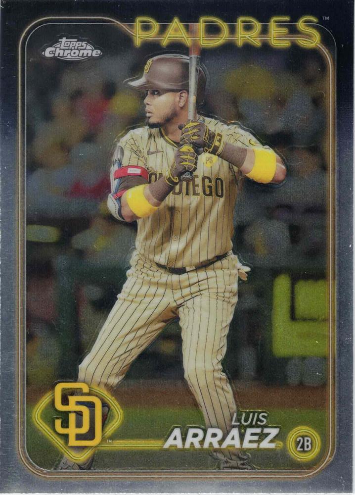 #216 Luis Arraez - San Diego Padres - 2024 Topps Chrome Baseball