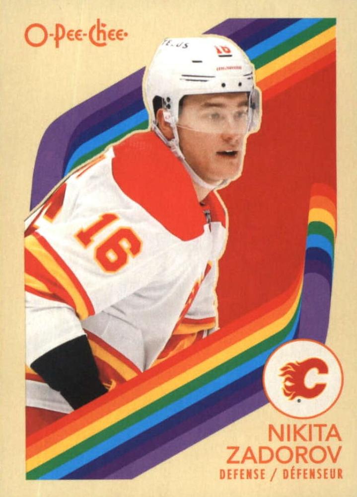 #216 Nikita Zadorov - Calgary Flames - 2023-24 O-Pee-Chee - Retro Hockey
