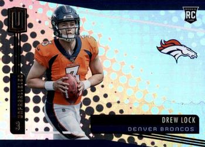 #217 Drew Lock - Denver Broncos - 2019 Panini Unparalleled Football