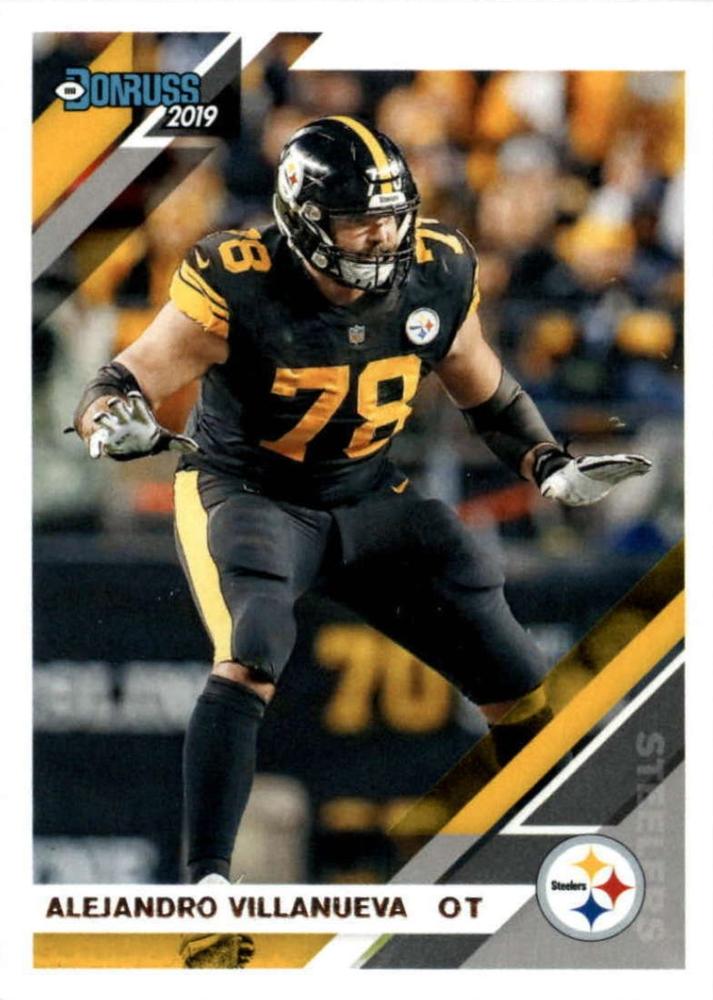 #217 Alejandro Villanueva - Pittsburgh Steelers - 2019 Donruss Football