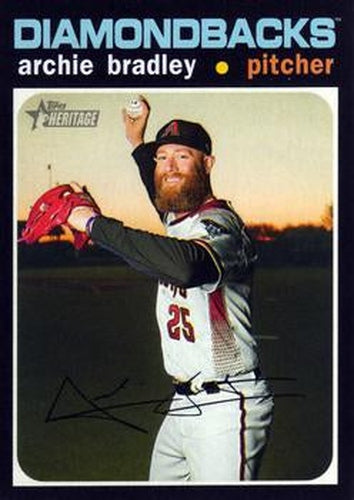 #217 Archie Bradley - Arizona Diamondbacks - 2020 Topps Heritage Baseball