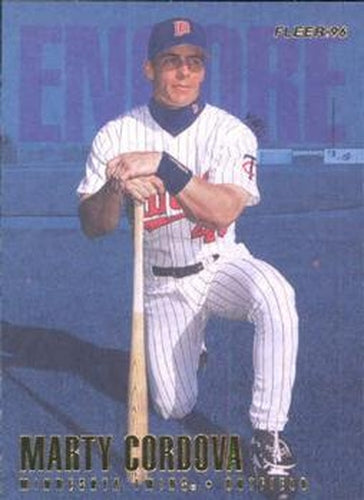 #U217 Marty Cordova - Minnesota Twins - 1996 Fleer Update Baseball