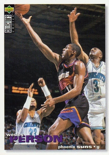 #217 Wesley Person - Phoenix Suns - 1995-96 Collector's Choice Basketball