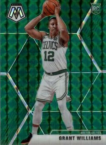 #217 Grant Williams - Boston Celtics - 2019-20 Panini Mosaic - Green Prizm Basketball