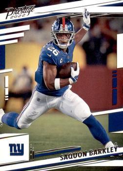 #217 Saquon Barkley - New York Giants - 2022 Panini Prestige Football