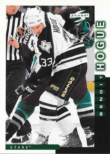 #217 Benoit Hogue - Dallas Stars - 1997-98 Score Hockey