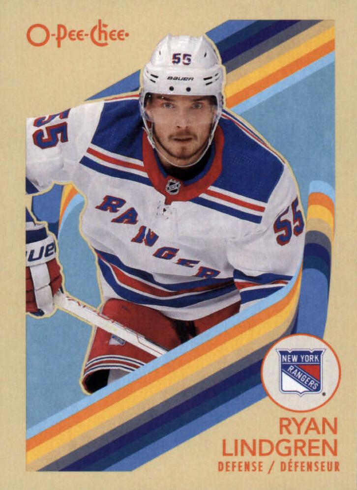 #217 Ryan Lindgren - New York Rangers - 2023-24 O-Pee-Chee - Retro Hockey