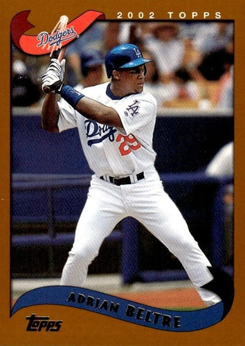 #218 Adrian Beltre - Los Angeles Dodgers - 2002 Topps Baseball