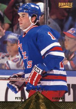 #218 Peter Ferraro - New York Rangers - 1996-97 Pinnacle Hockey