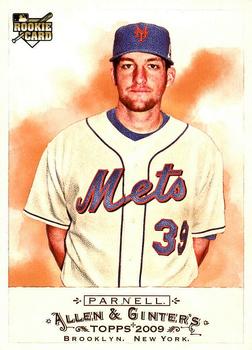 #218 Bobby Parnell - New York Mets - 2009 Topps Allen & Ginter Baseball