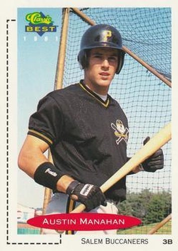 #218 Austin Manahan - Salem Buccaneers - 1991 Classic Best Baseball