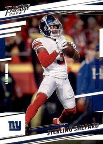 #218 Sterling Shepard - New York Giants - 2022 Panini Prestige Football
