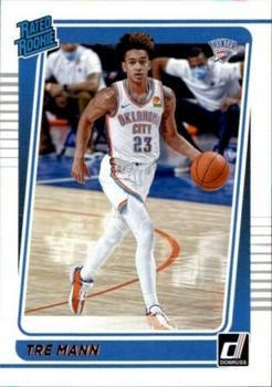 #218 Tre Mann - Oklahoma City Thunder - 2021-22 Donruss Basketball