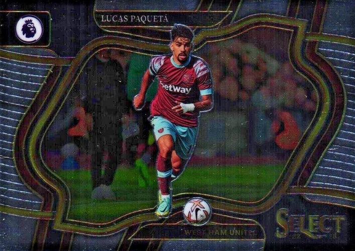 #218 Lucas Paqueta - West Ham United - 2022-23 Panini Select Premier League Soccer