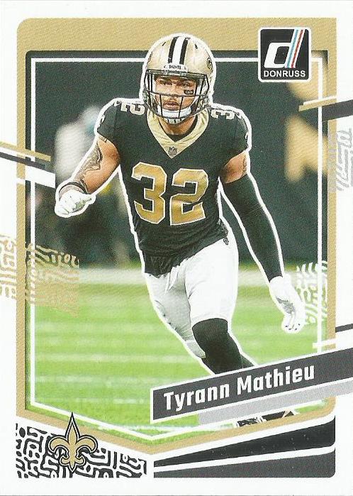 #218 Tyrann Mathieu - New Orleans Saints - 2023 Donruss Football