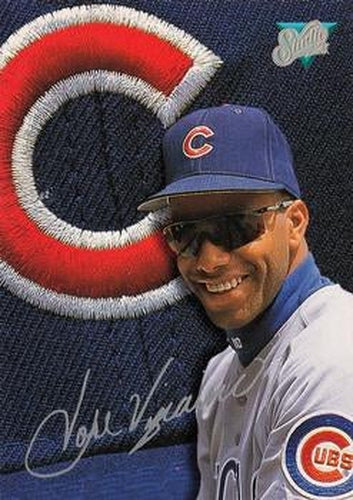 #218 Jose Vizcaino - Chicago Cubs - 1993 Studio Baseball