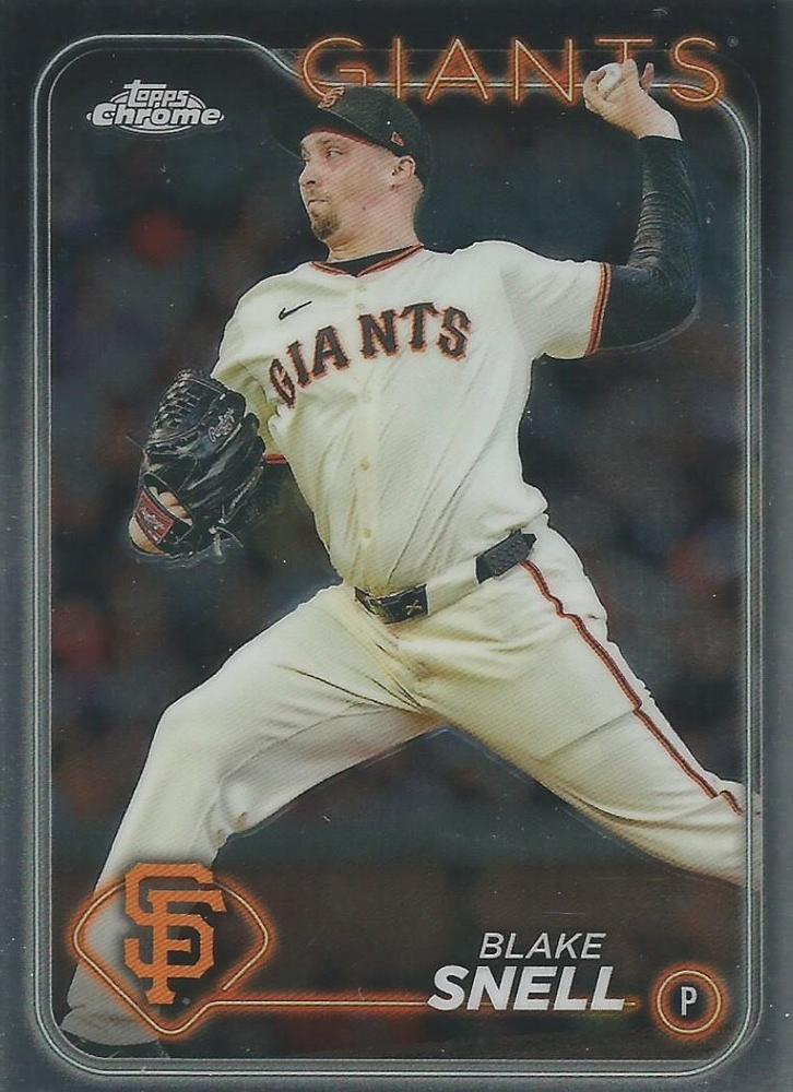 #218 Blake Snell - San Francisco Giants - 2024 Topps Chrome Baseball