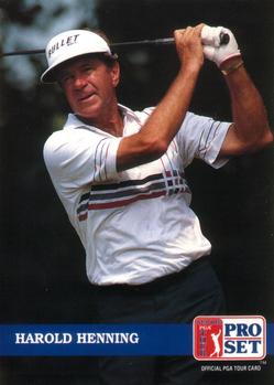 #218 Harold Henning - 1992 Pro Set PGA Tour Golf
